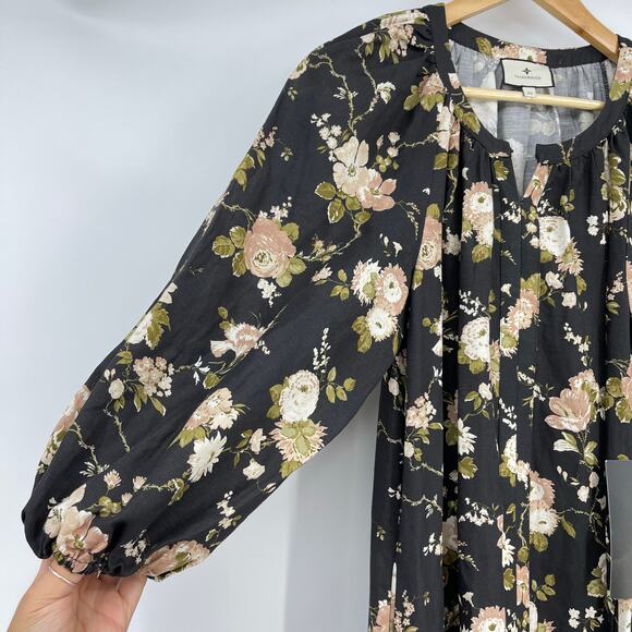 Tuckernuck | NWOT Midnight Garden Lyles Dress Black Floral Maxi XS - Picture 7 of 13